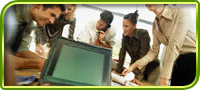 This is an image of a group of young professionals.